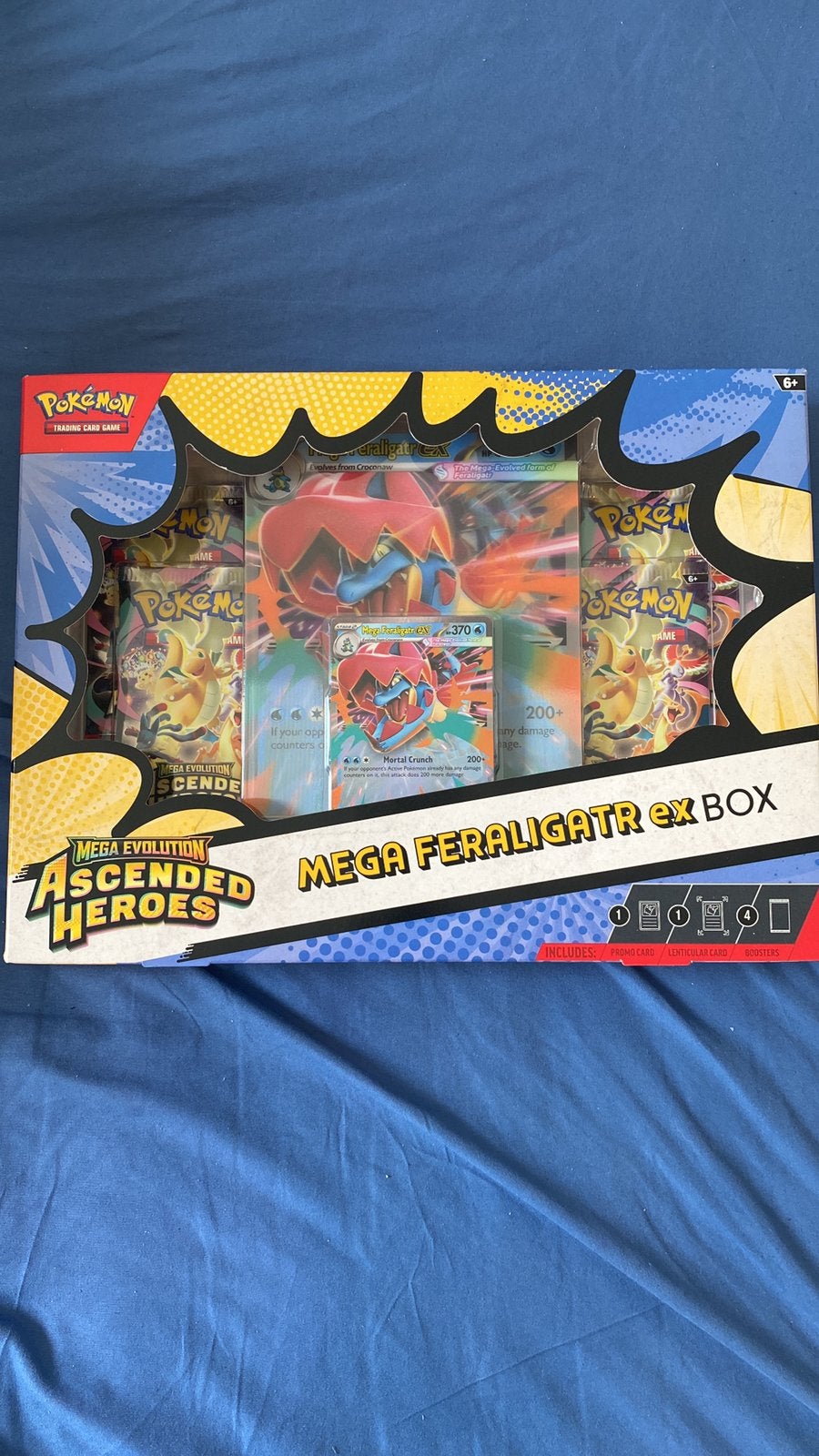 Pokémon Ascended Heroes Ex Box Mega Feraligator, Hobby & Loisirs créatifs, Enlèvement ou Envoi, Neuf, Booster box, Foil