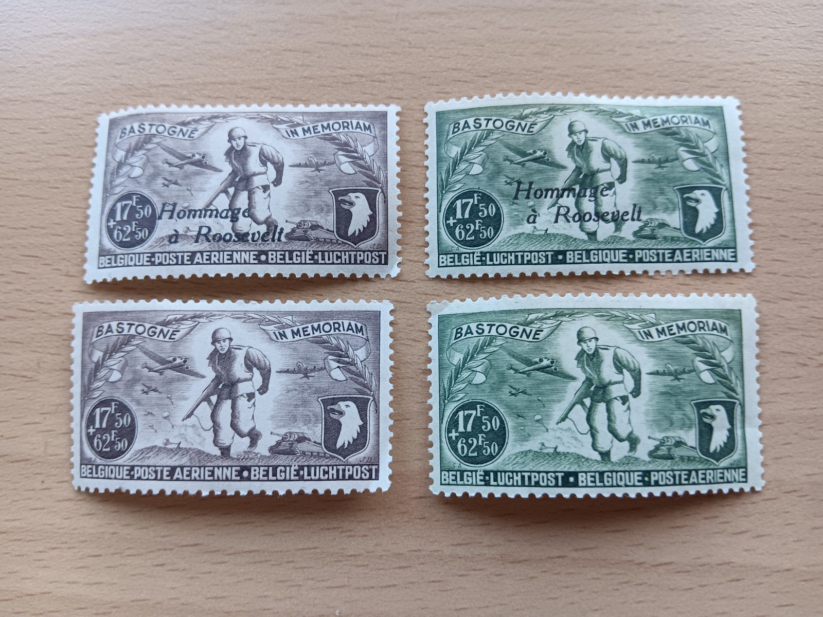 Special lot of stamps bastogne, Verzamelen, Militaria | Tweede Wereldoorlog, Ophalen of Verzenden
