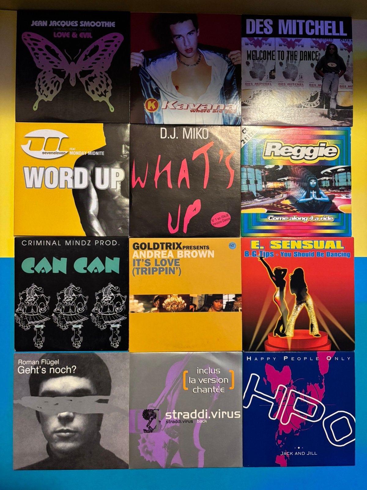 House-dance-trance singles 1euro/stuk, Cd's en Dvd's, Cd's | Dance en House, Verzenden, Gebruikt
