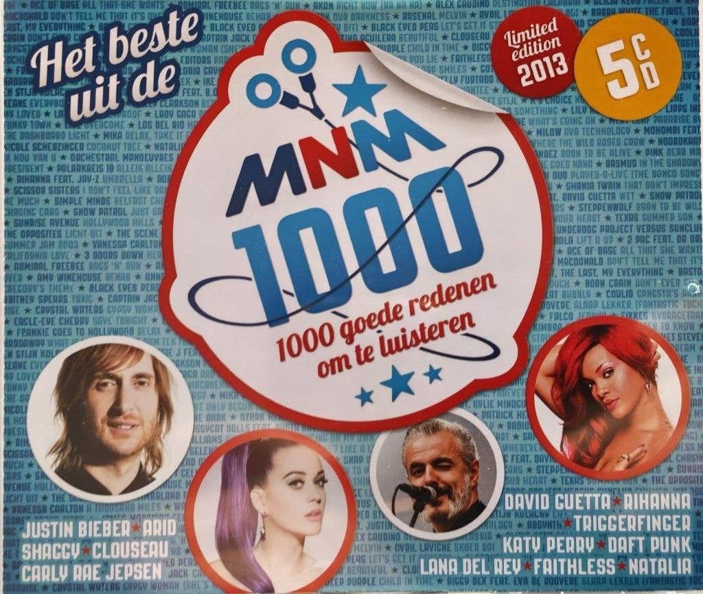 MNM 1000 - limited edition 2013 (5 CD box), Cd's en Dvd's, Ophalen of Verzenden, Zo goed als nieuw, Pop