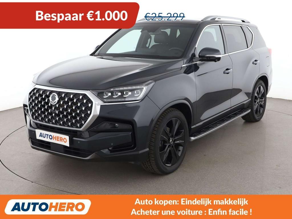 SsangYong Rexton 2.2 e-Xdi Dream 4WD (bj 2023, automaat), Auto's, SsangYong, Automaat, 2157 cc, Gebruikt, Zwart
