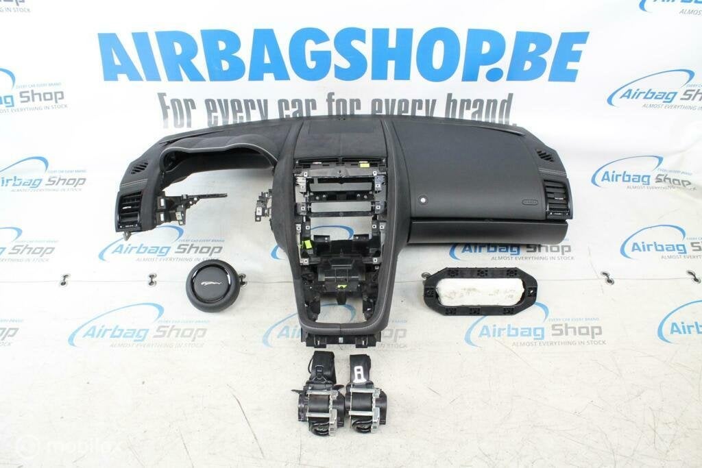 Airbag kit Tableau bord couture blanche noir Jaguar F-Type, Enlèvement ou Envoi, Utilisé