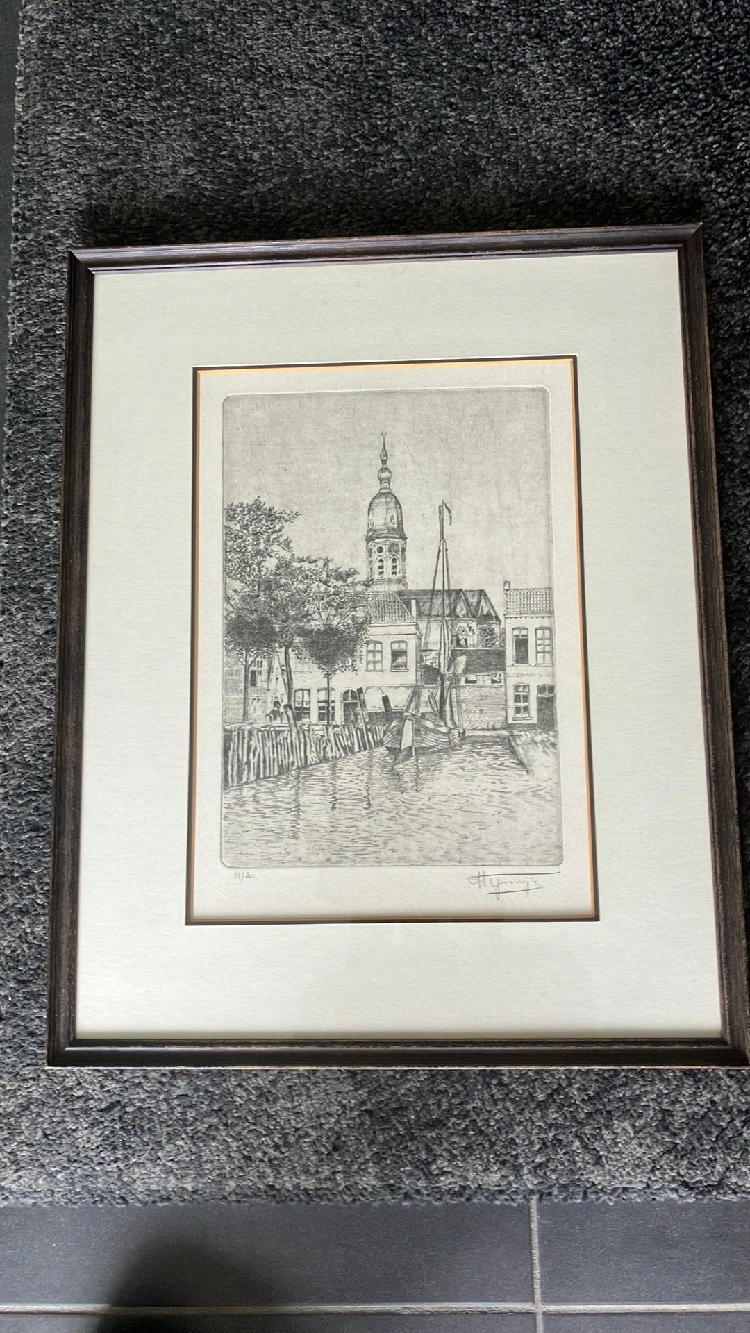Schilder Marcel Ysewijn geboren 1921, Antiek en Kunst, Ophalen