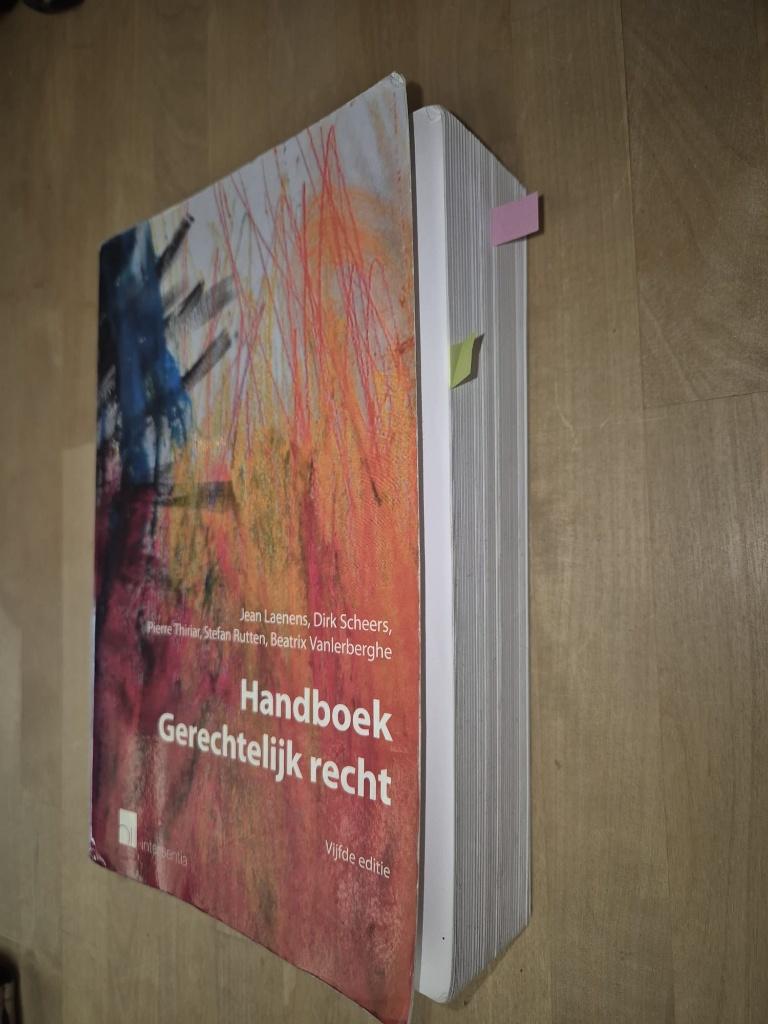 Handboek Gerechtelijk recht, Boeken, Studieboeken en Cursussen, Ophalen of Verzenden, Gelezen, Hogeschool, Jean Laenens - Dirk Scheers