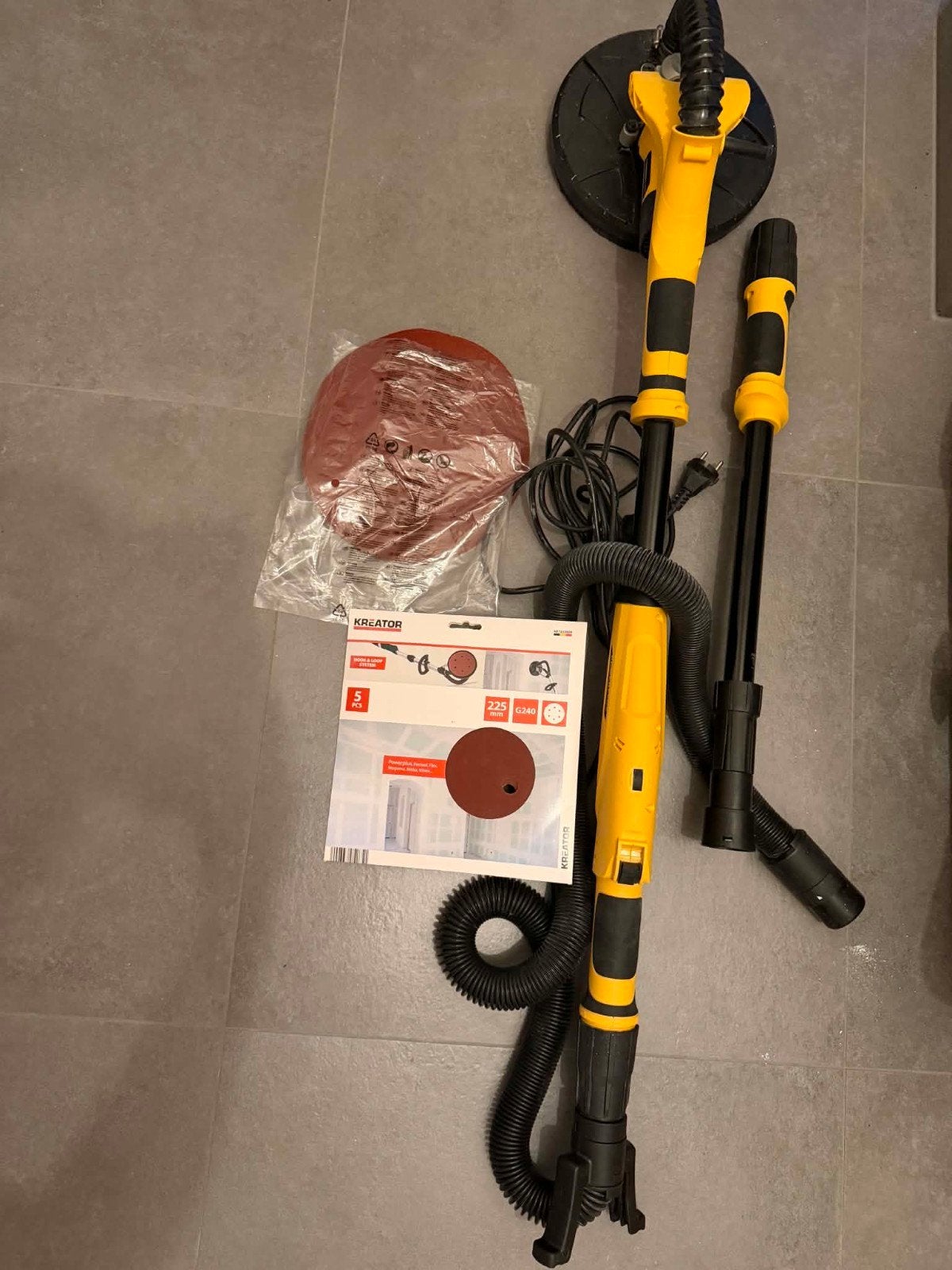 Langnekschuurmachine, Ophalen