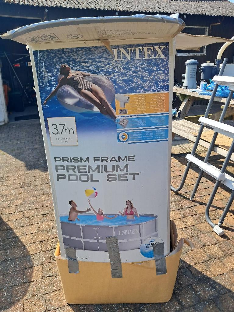 Intex zwembad 366cm x 99cm, Ophalen, Gebruikt, 80 tot 120 cm, Rond