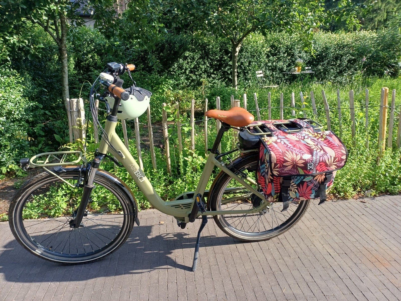 Italiaanse Elektrische Fiets, AIRBICI, olijfgroen, Fietsen en Brommers, Elektrische fietsen, Ophalen