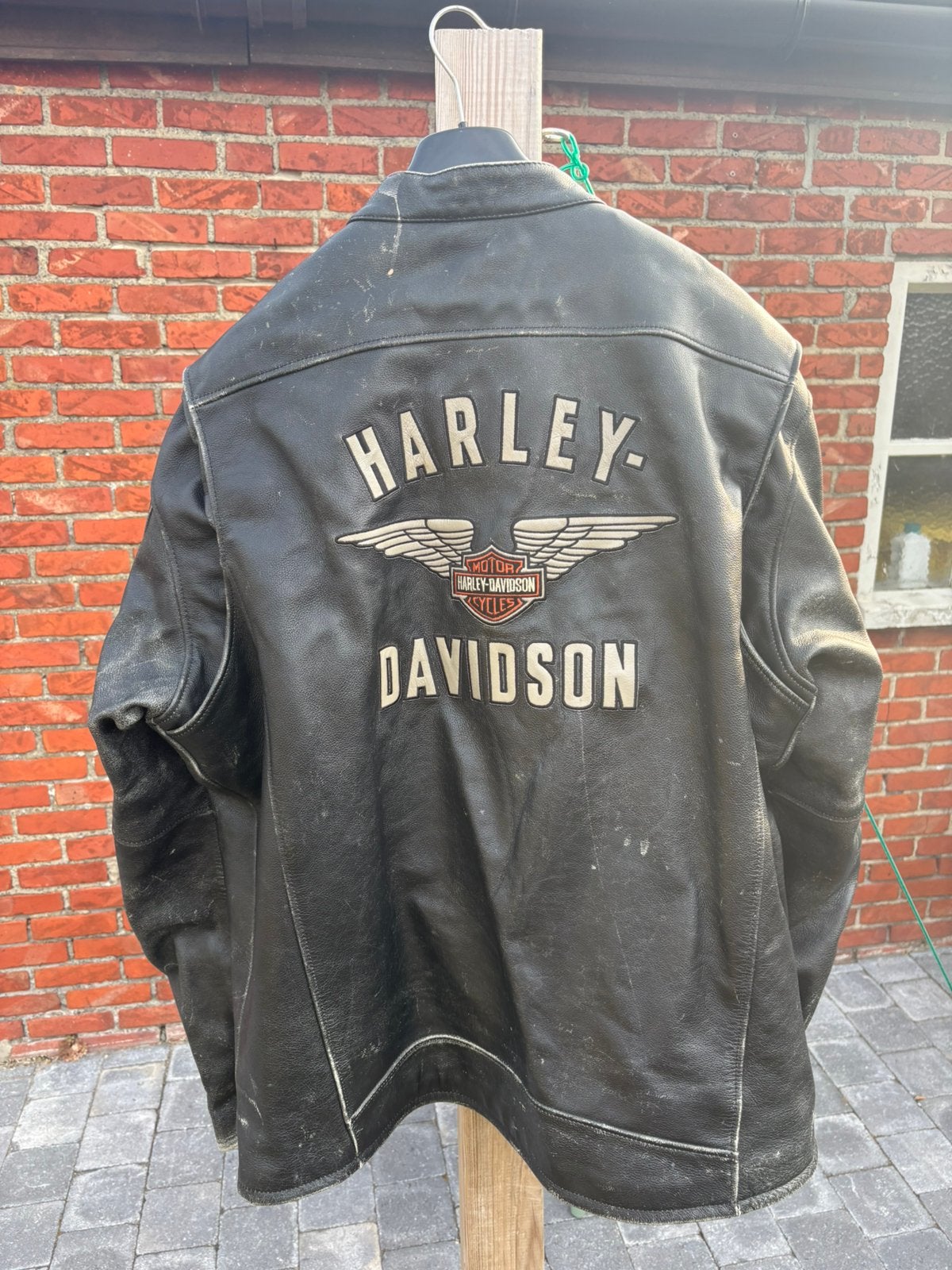 Harley jas, Motoren, Ophalen of Verzenden, Tweedehands, Heren, Jas | leer