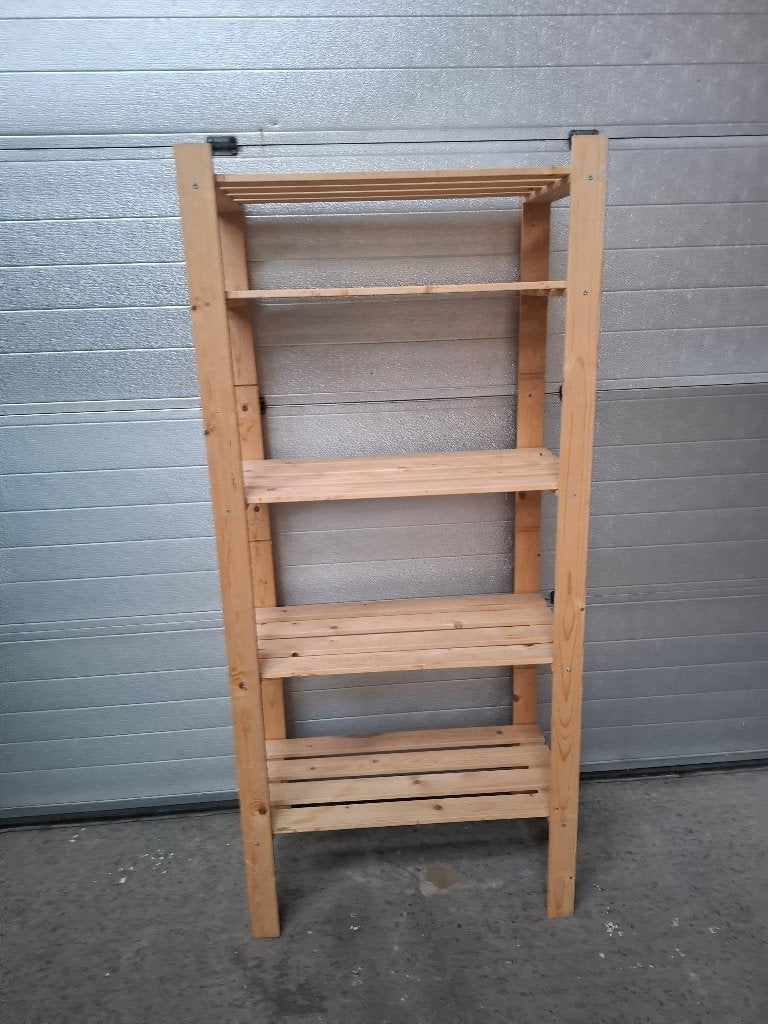 Étagère de rangement en bois, Maison & Meubles, Enlèvement, Utilisé