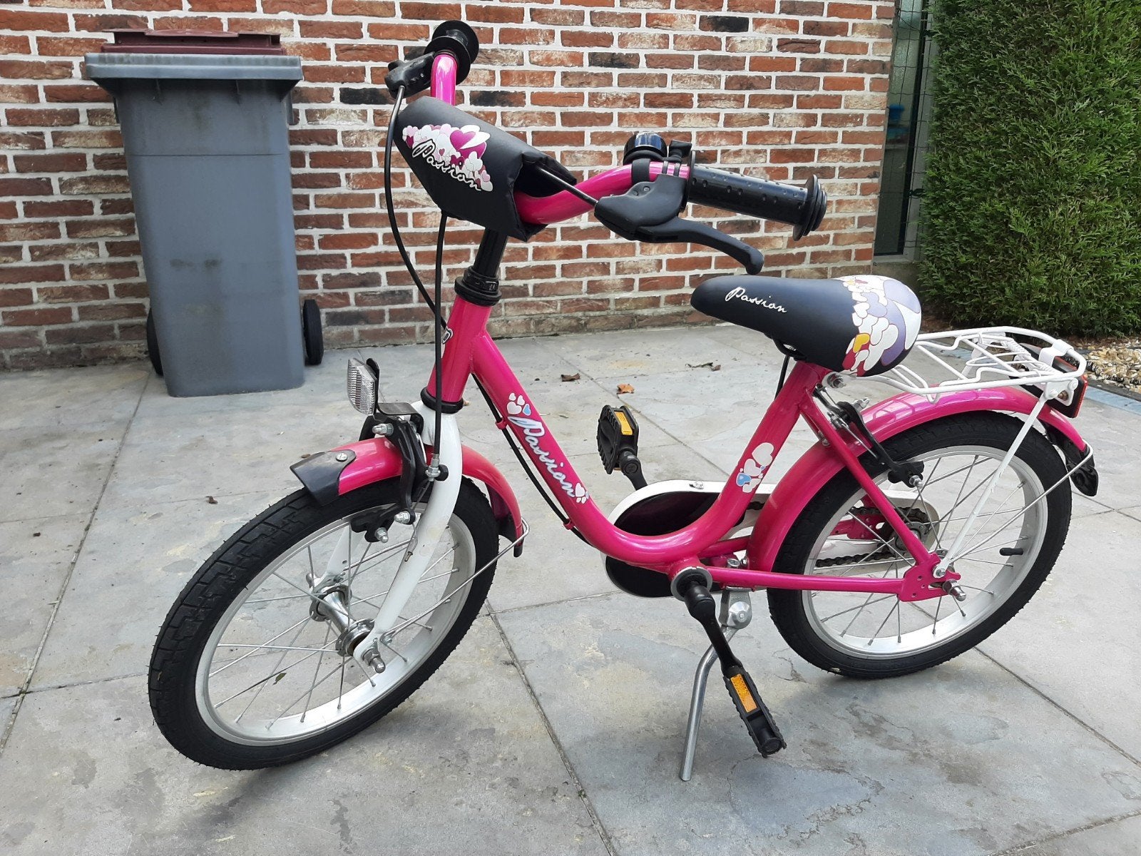 Fiets 16 inch, Fietsen en Brommers, Ophalen, Zo goed als nieuw, Zijwieltjes