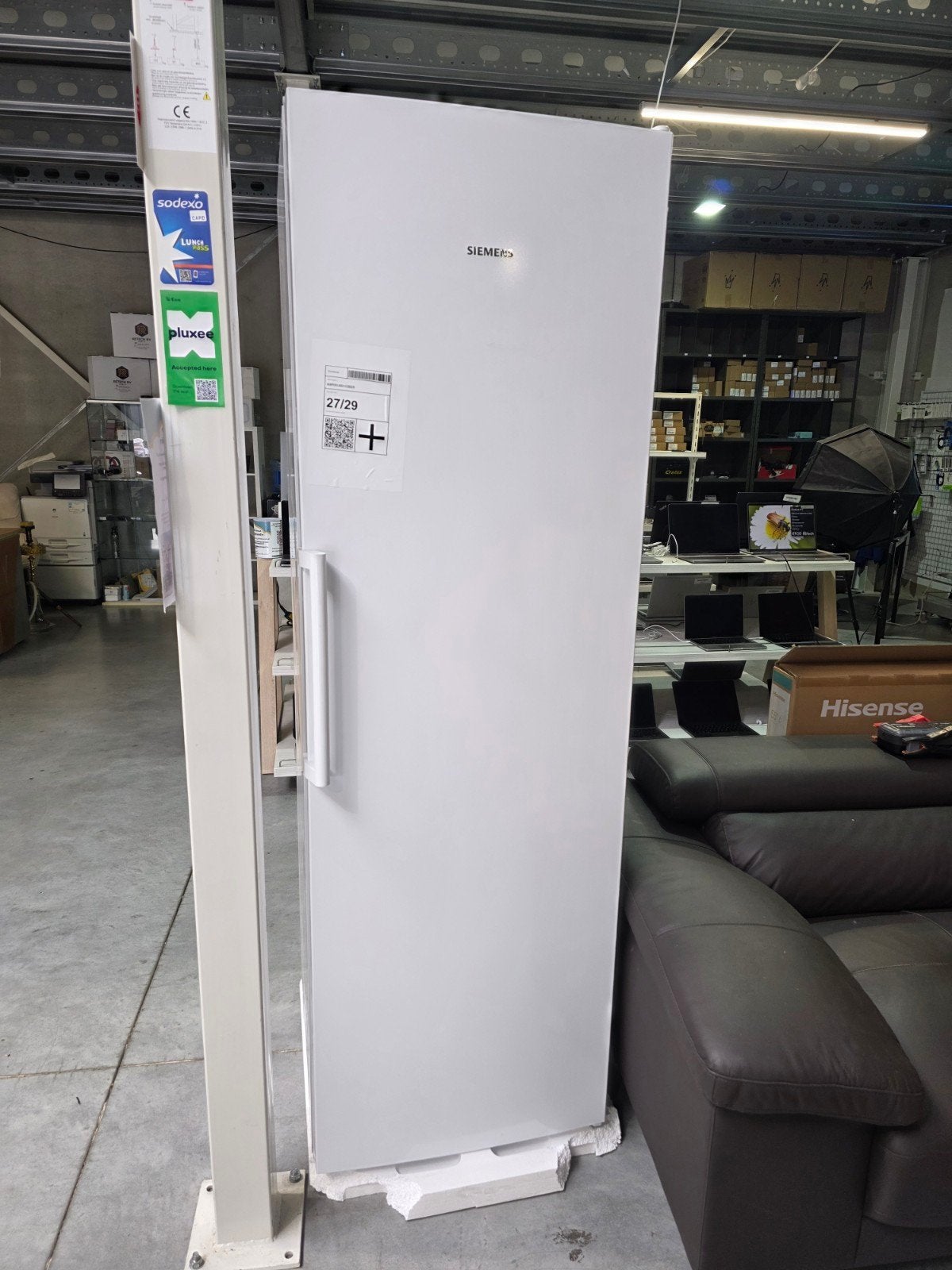 Nieuwe Siemens Koelkast / 346L / Energieklasse D – 1 Jaar Ga, Elektronische apparatuur, Koelkasten en IJskasten, Zonder vriesvak