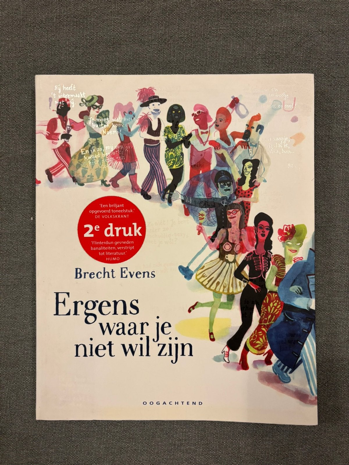 Brecht Evens - ergens waar je niet wil zijn (graphic novel), Boeken, Stripverhalen, Eén stripboek, Ophalen of Verzenden, Gelezen