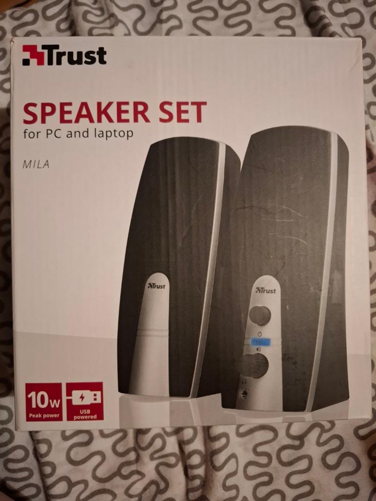 Trust MiLa 2.0 Speaker Set, Enlèvement, Comme neuf, Moins de 60 watts, Autres marques