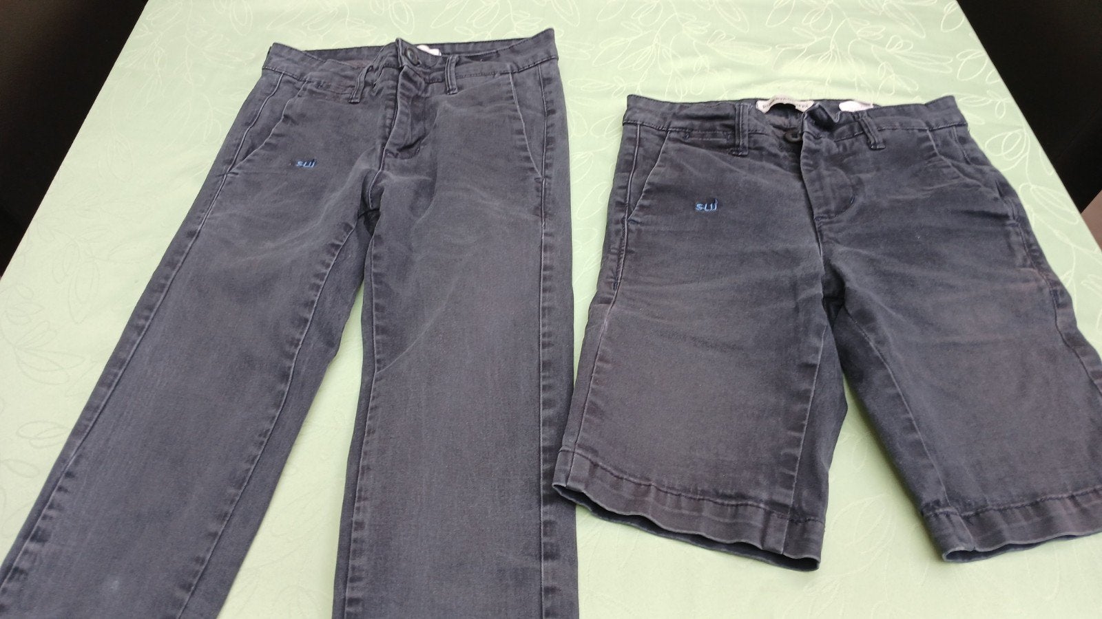 SUI uniform korte en lange broek maat 38 (=Italiaans=XXS), Ophalen of Verzenden, Gebruikt, Maat 158
