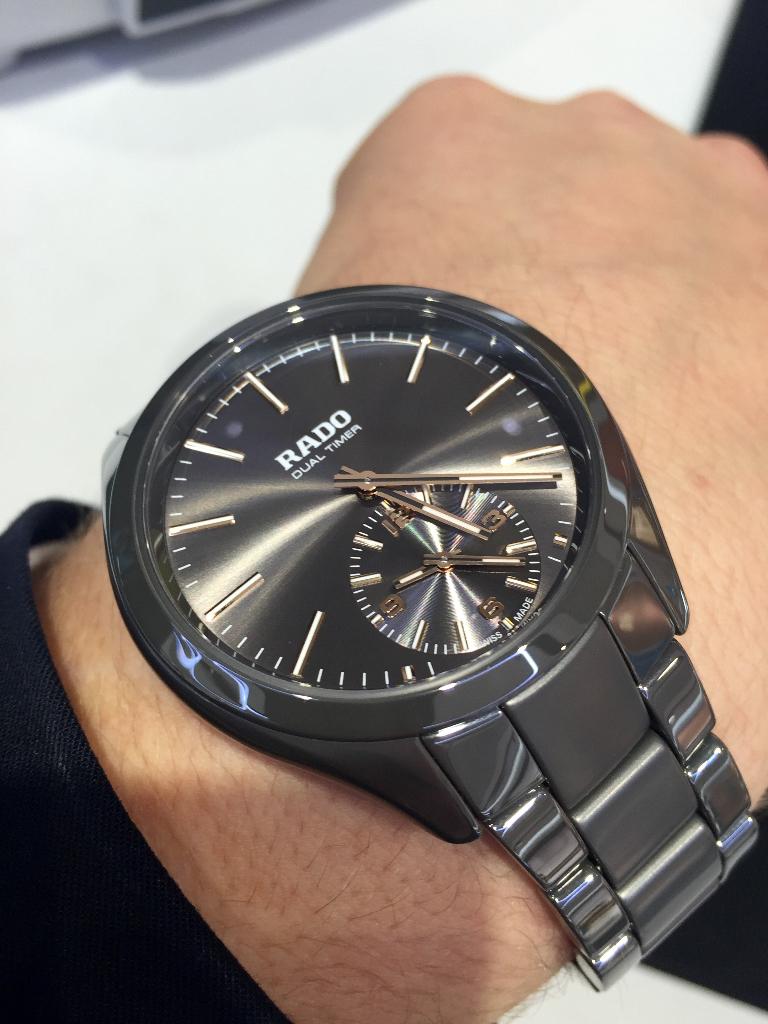 RADO Hyperchrome Dual Timer, Montre-bracelet, Autres marques, Enlèvement ou Envoi, Comme neuf