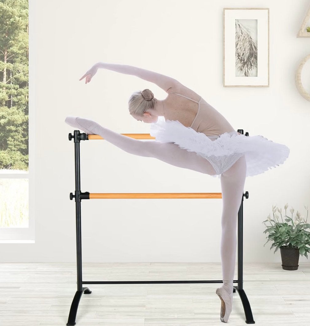 Dubbele zelfdragende ballet barre, Sport en Fitness, Ophalen of Verzenden, Zo goed als nieuw, Overige typen