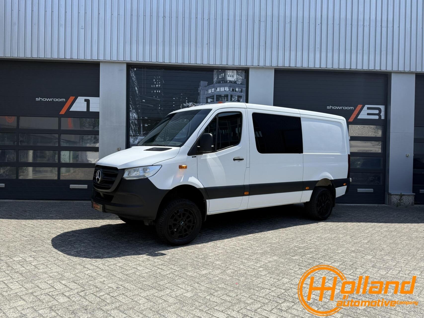Mercedes Sprinter bestel 316 2.2 CDI L2H1 DC 4X4!, Auto's, Bestelwagens en Lichte vracht, Gebruikt, 4 cilinders, Wit, 2143 cc