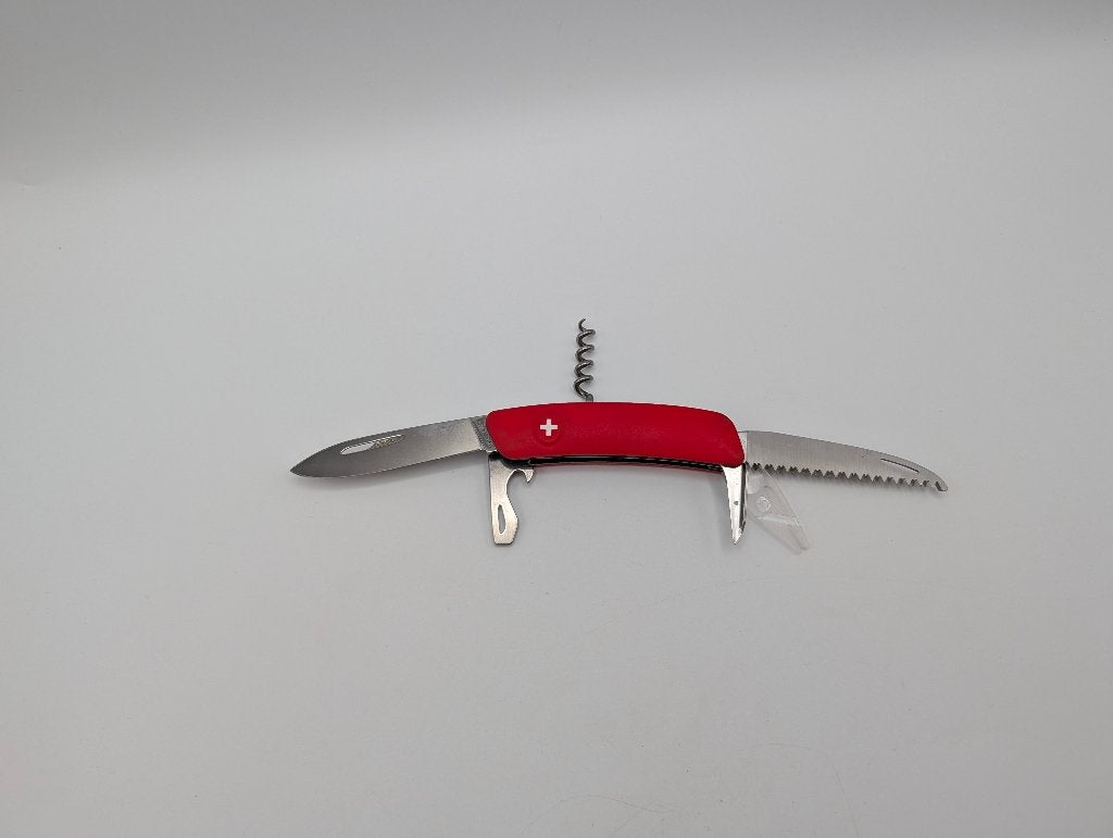 Swiza TT05 Tick Tool Rood zwitsers zakmes, Caravans en Kamperen, Kampeergereedschap, Ophalen of Verzenden, Zo goed als nieuw