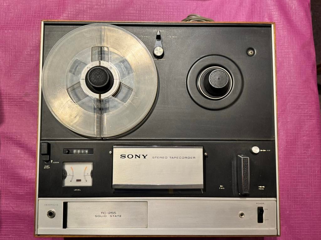 Bandrecorder Sony TC-255 Solid State, Enlèvement, Magnétophone