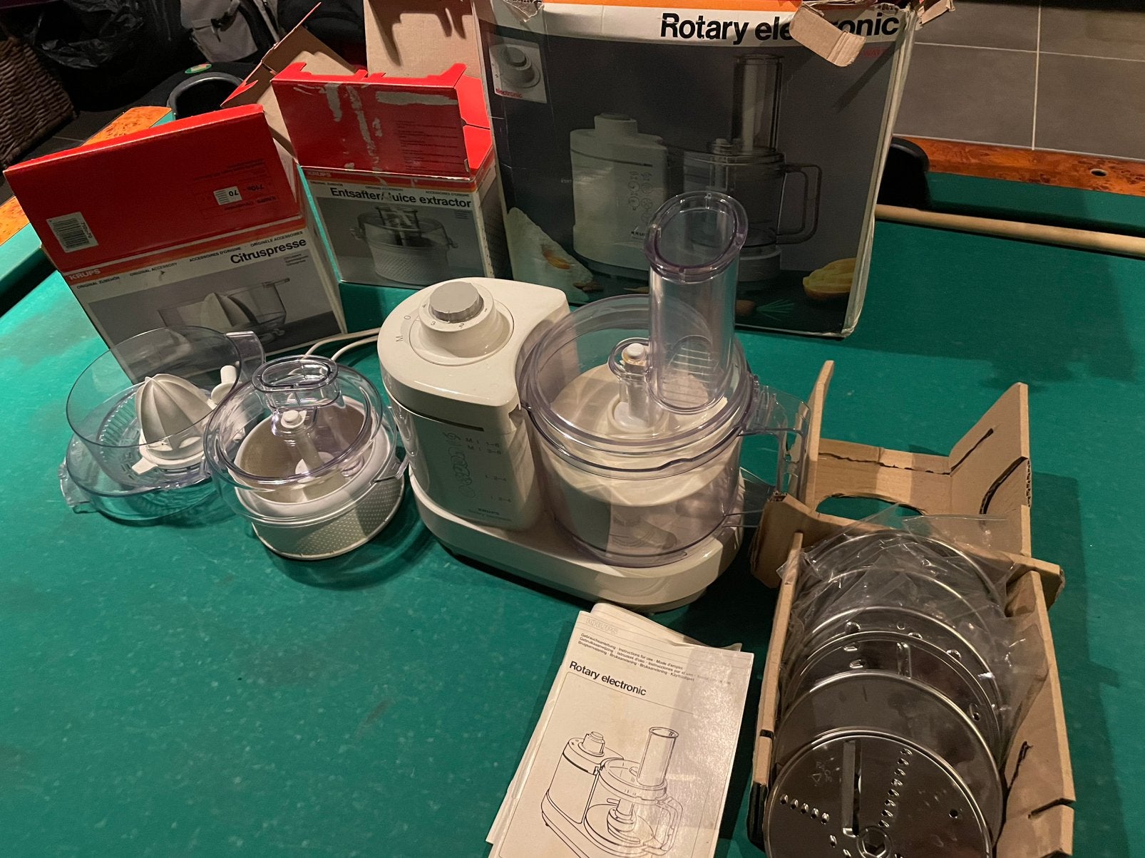 Krups keukenrobot rotary electronic, Ophalen, Gebruikt