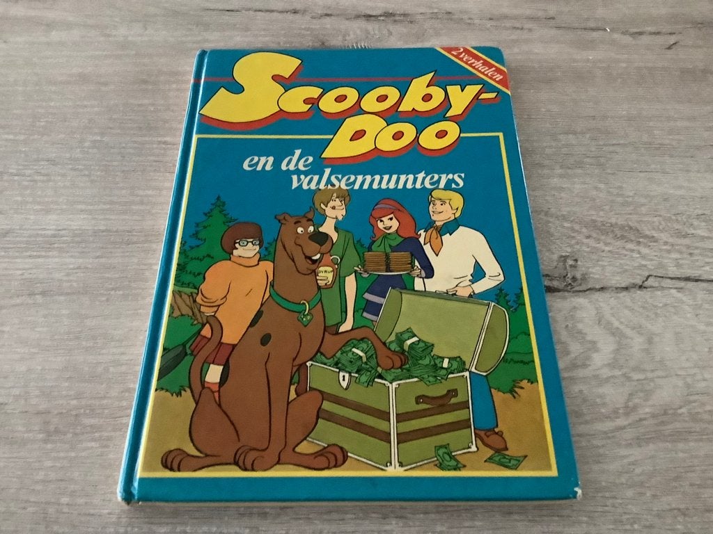 Scooby-Doo en de valsemunters vintage voorleesboek, Ophalen of Verzenden, Overige figuren, Gebruikt, Boek of Spel