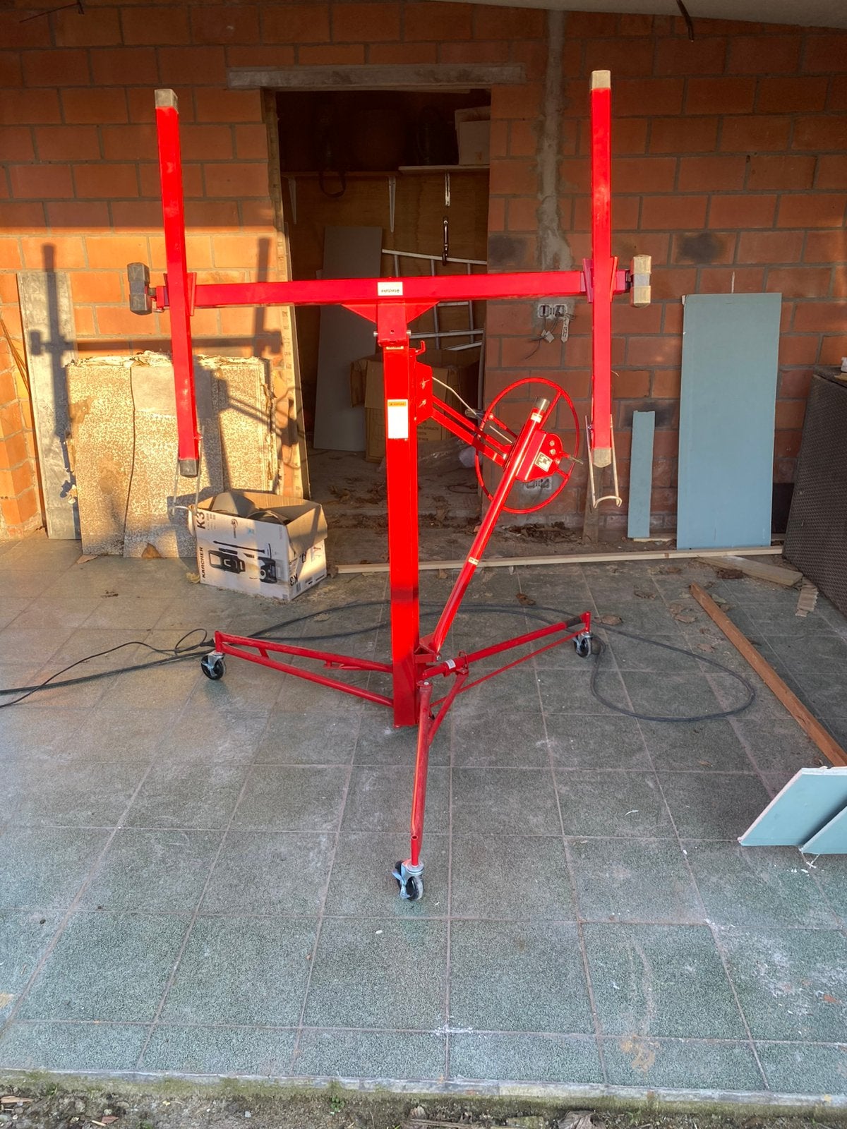 Gyproc lift één maal gebruikt, Bricolage & Construction, Treuils et Palans, Enlèvement, Comme neuf
