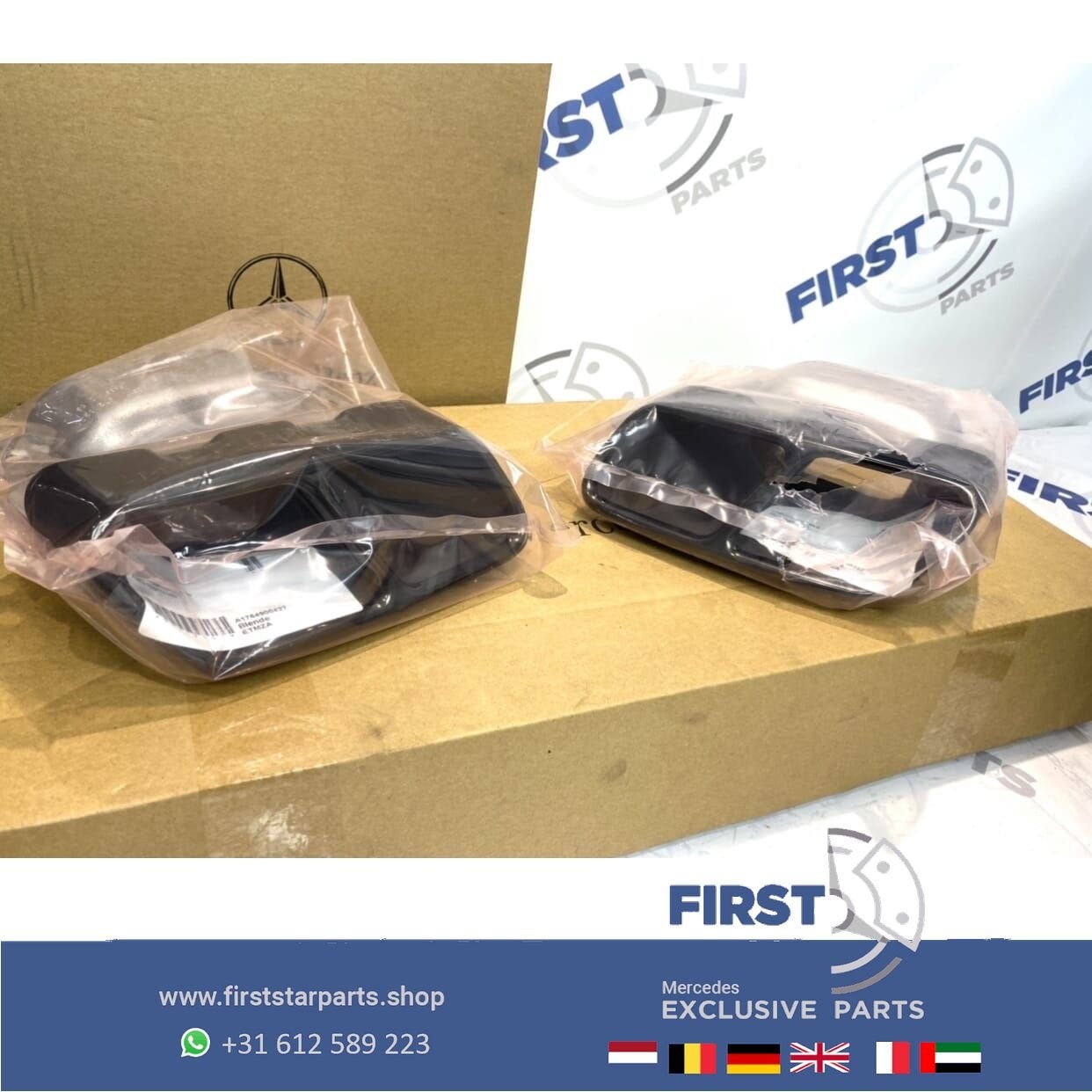 W176 A45 W117 CLA45 W156 GLA45 AMG UITLAAT SIERSTUK ZWART LI, Gebruikt, -, Ophalen of Verzenden, -