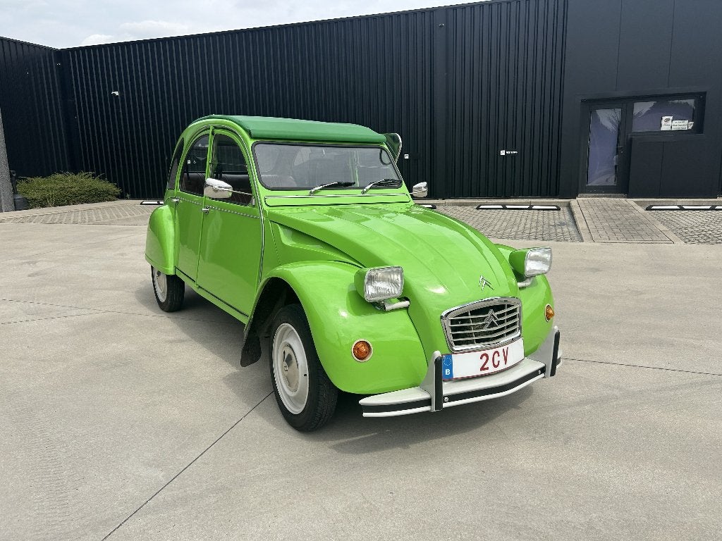 Citroën 2CV/2HP — 2CV6 Club — nouveau châssis, Cuir, Achat, 602 cm³, Cabriolet
