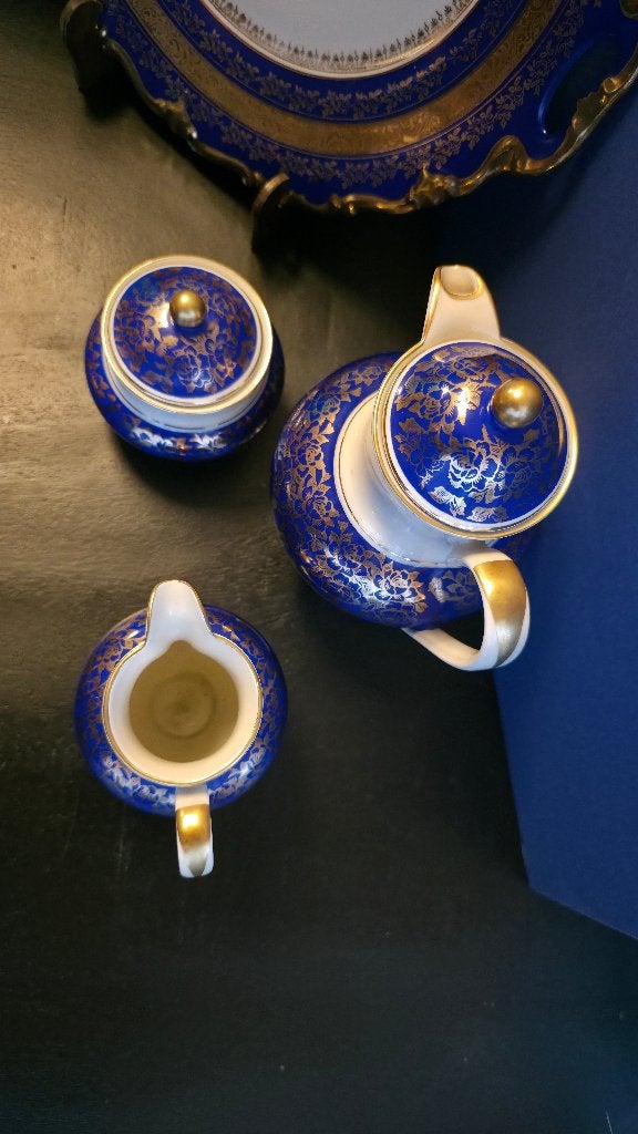Luxury Alka Kunst Bavaria "Rosita SE" Royal Cobalt Blue, Enlèvement ou Envoi
