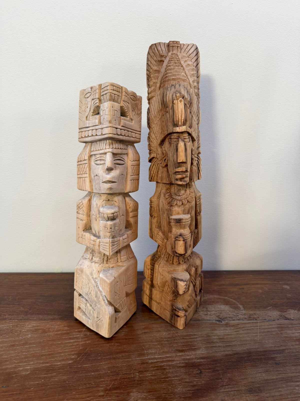 Houten beelden, Antiek en Kunst, Ophalen, Hout