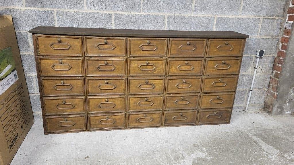 Ancien meuble bois a tiroirs, Enlèvement