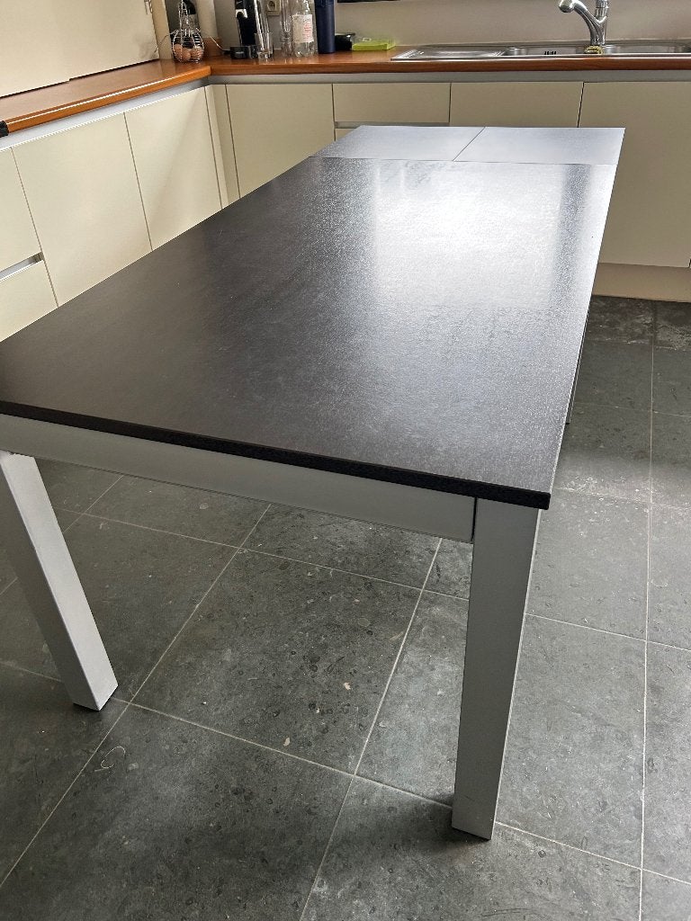 Uittrekbare eettafel, Huis en Inrichting, Tafels | Eettafels, Ophalen, 50 tot 100 cm, Zo goed als nieuw, Vijf personen of meer