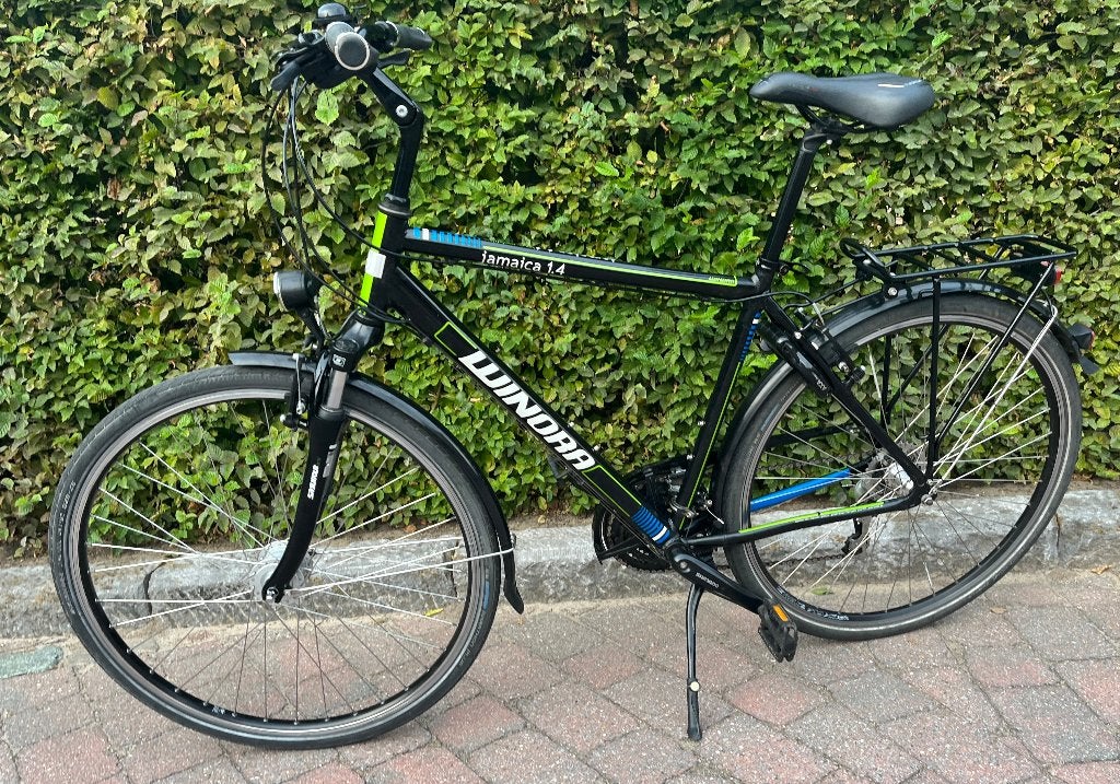 Herenfiets, Citybike, studentenfiets of andere WINORA /Duits, Fietsen en Brommers, Gebruikt, Velgrem, Versnellingen, 57 tot 61 cm