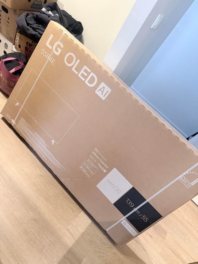 Nieuwe lg oled tv 55 inch, Enlèvement, Comme neuf, OLED, LG