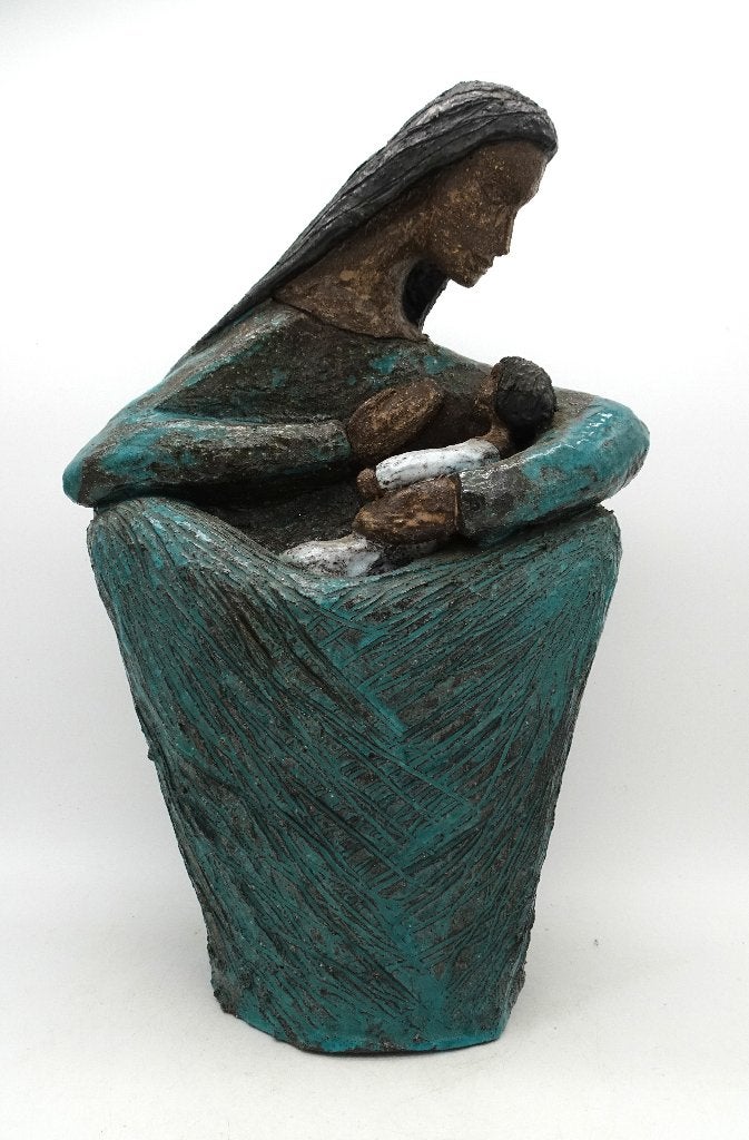 PIECE UNIQUE KERAMIEK ODETTE DIJIEUX NAMUR 43 CM, Ophalen, Geglazuurd, 20 - 50 cm, Steen of Keramiek