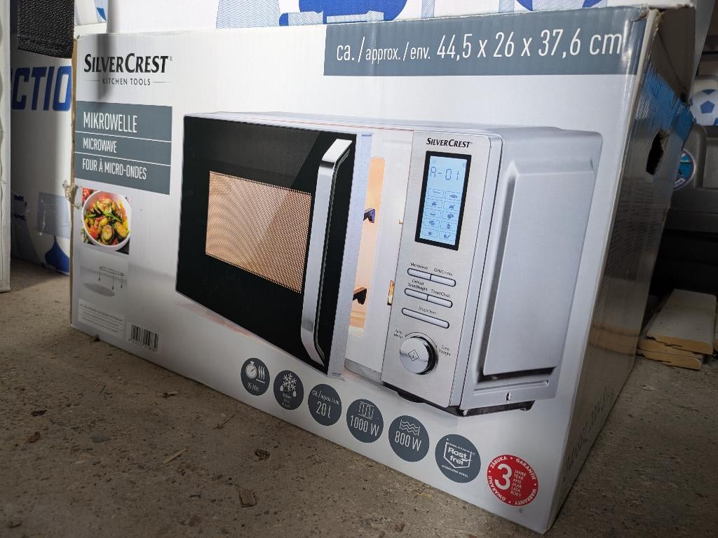 Magnetron 1000w, Ophalen, Gebruikt, Vrijstaand, Minder dan 45 cm