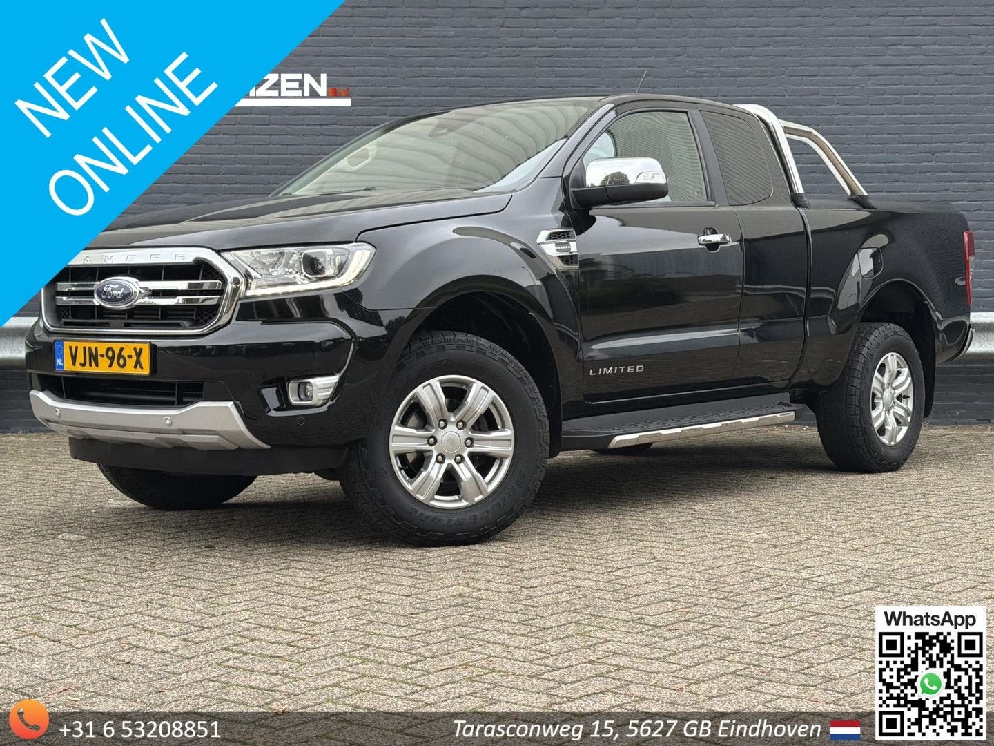 Ford Ranger 2.0 EcoBlue Limited Super Cab | € 15.950,- NETTO, Achat, 213 g/km, Entreprise, Boîte manuelle