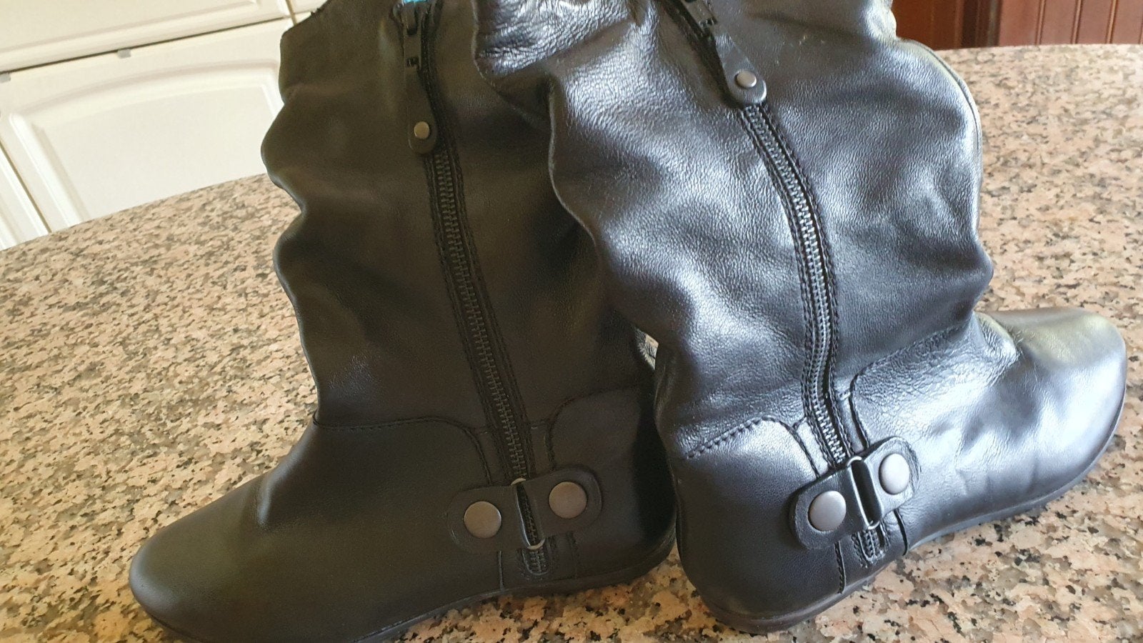 laarzen leder, Kleding | Dames, Ophalen