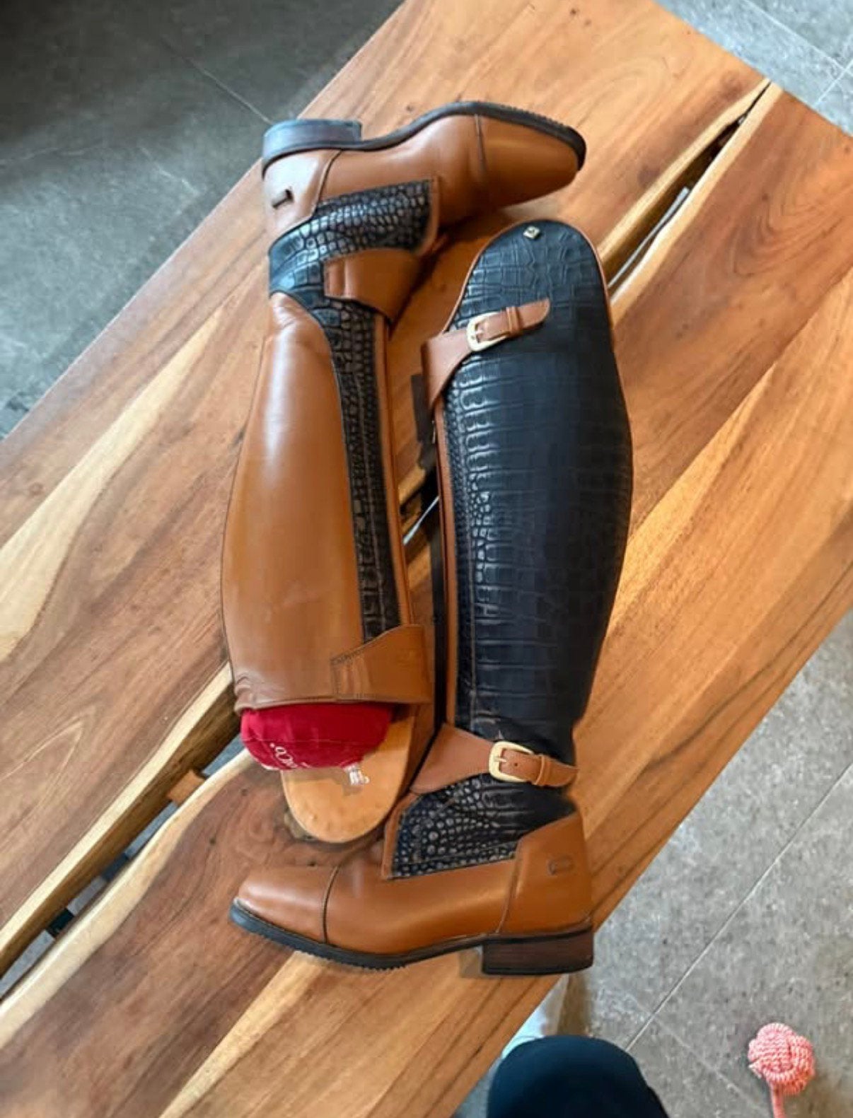 De Niro Custom boots, Animaux & Accessoires, Vêtements d'équitation, Comme neuf, L, Enlèvement ou Envoi