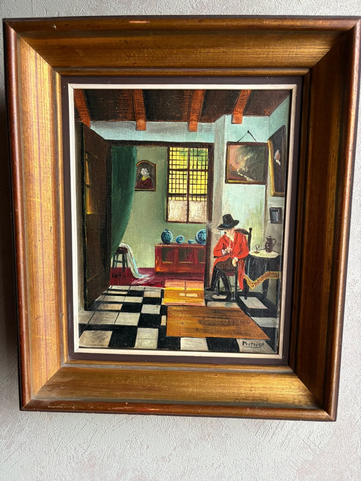 Peinture d'Arthur Peeters, Enlèvement