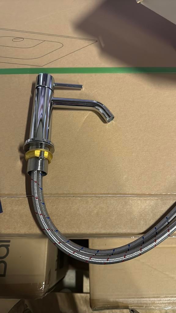 Mitigeur d’evier Chrome, Bricolage & Construction, Sanitaire, Enlèvement, Neuf, Chrome, Lavabo