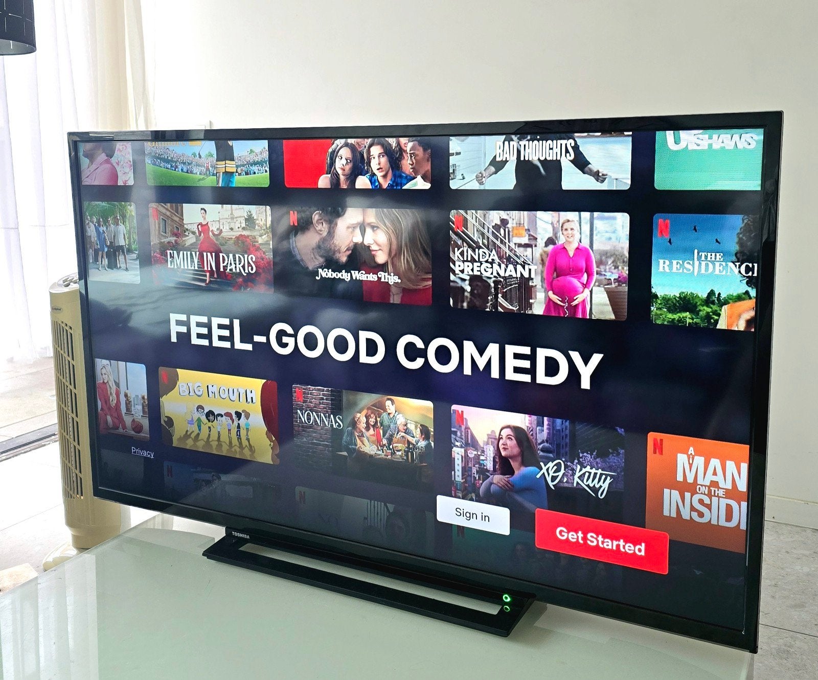 Smart TV avec Netflix, YouTube, livraison disponible.
Photo, Enlèvement ou Envoi, Smart TV