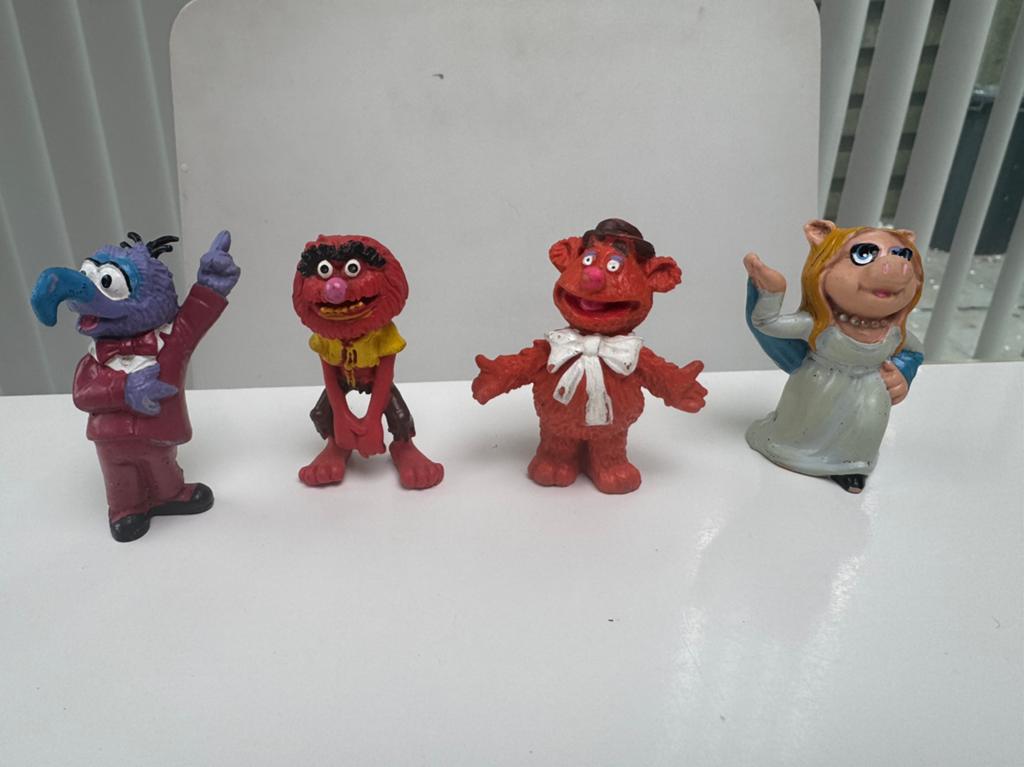 Set van 4 miniatuur figuren Muppet Show, Enlèvement ou Envoi, Utilisé