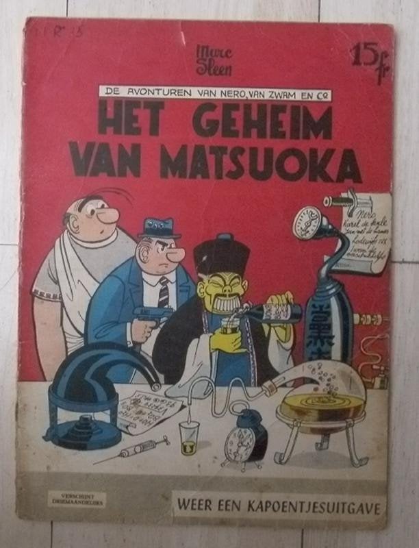 Nero - Het geheim van Matsuoka ( 1964 ), Enlèvement ou Envoi