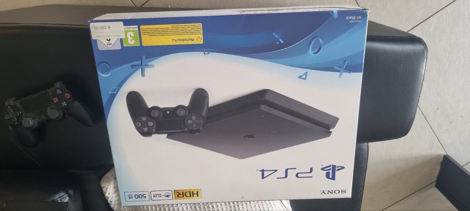 PlayStation 4 + externe hardeschijf 2TB, Ophalen of Verzenden, Met 1 controller, Original, Met harde schijf