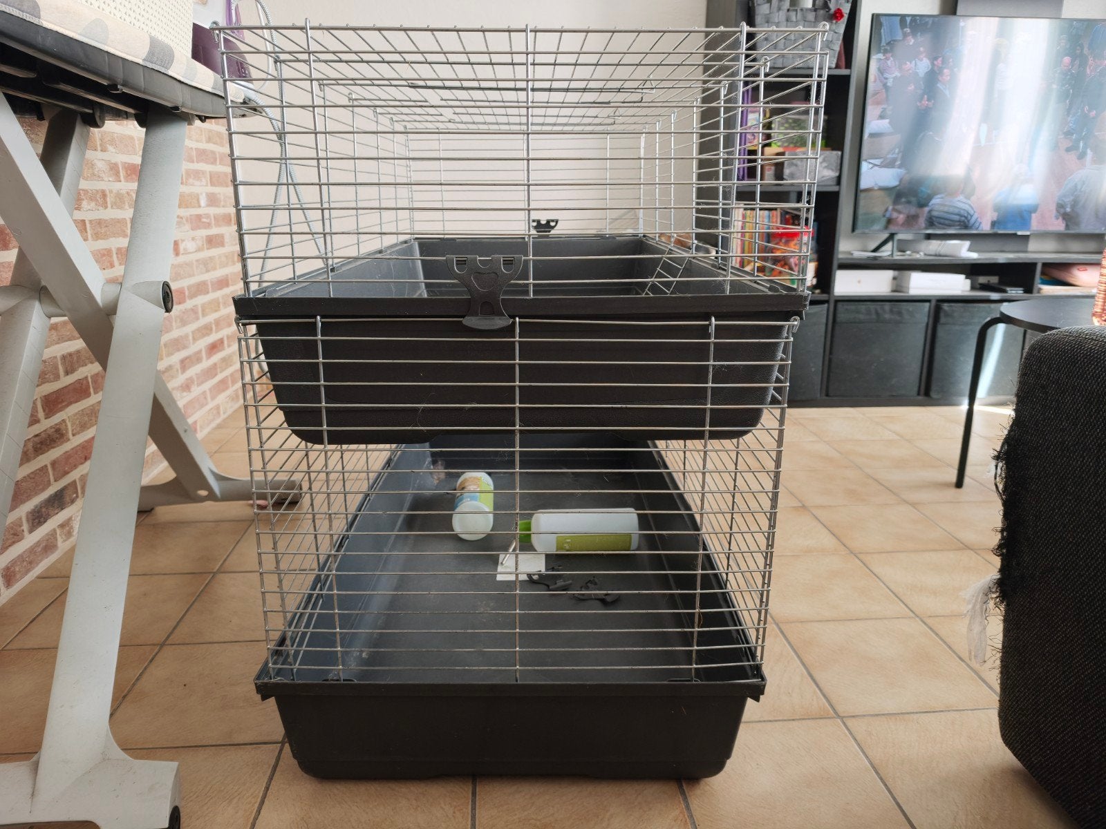 konijnenkooi met toebehoren, Dieren en Toebehoren, Ophalen, Kooi, 110 cm of meer, Hamster