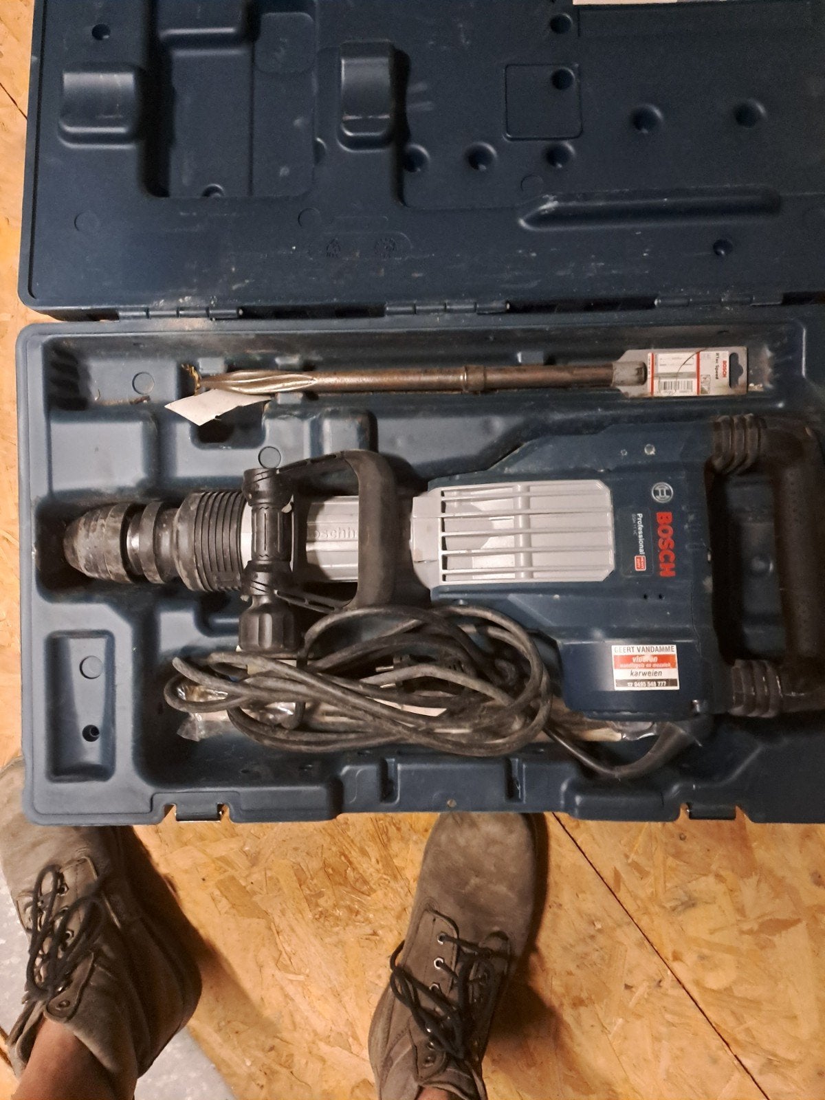breekhamer, Bricolage & Construction, Outillage | Foreuses, Comme neuf, 600 watts ou plus, Enlèvement