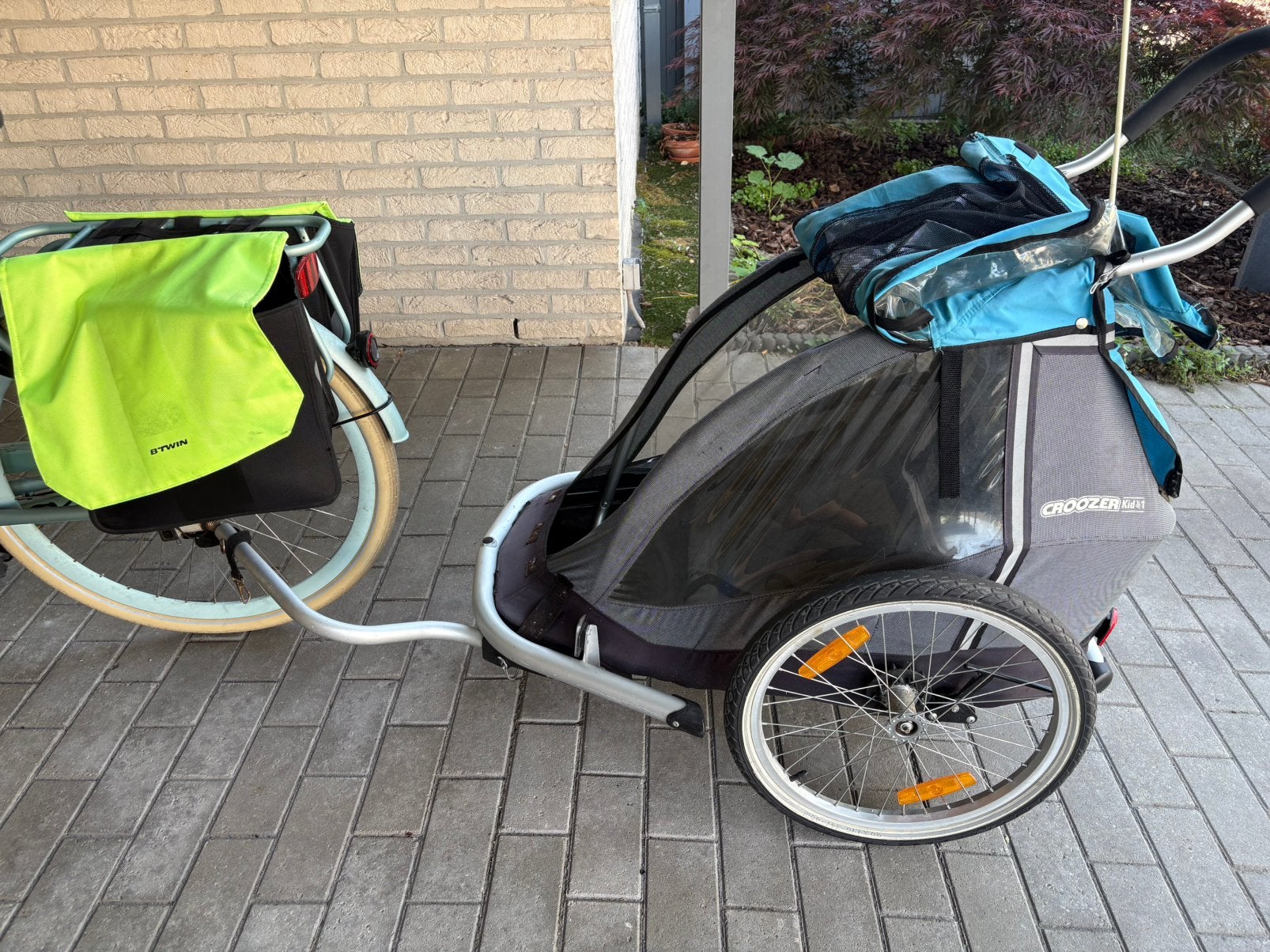 Croozer kid for 1, Vélos & Vélomoteurs, Enlèvement, Utilisé, Remorque pour enfant