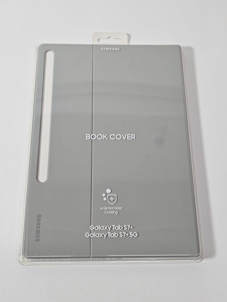 Samsung - Book Cover - Galaxy Tab S7+ - Grijs, Computers en Software, Tablet-hoezen, Niet ingevuld, Niet ingevuld, Niet ingevuld