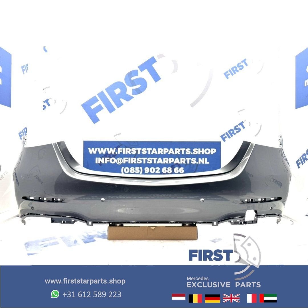 W206 AMG ACHTERBUMPER 2021-2026 ZWART WIT GRIJS Mercedes C K, Arrière, Utilisé, -, -